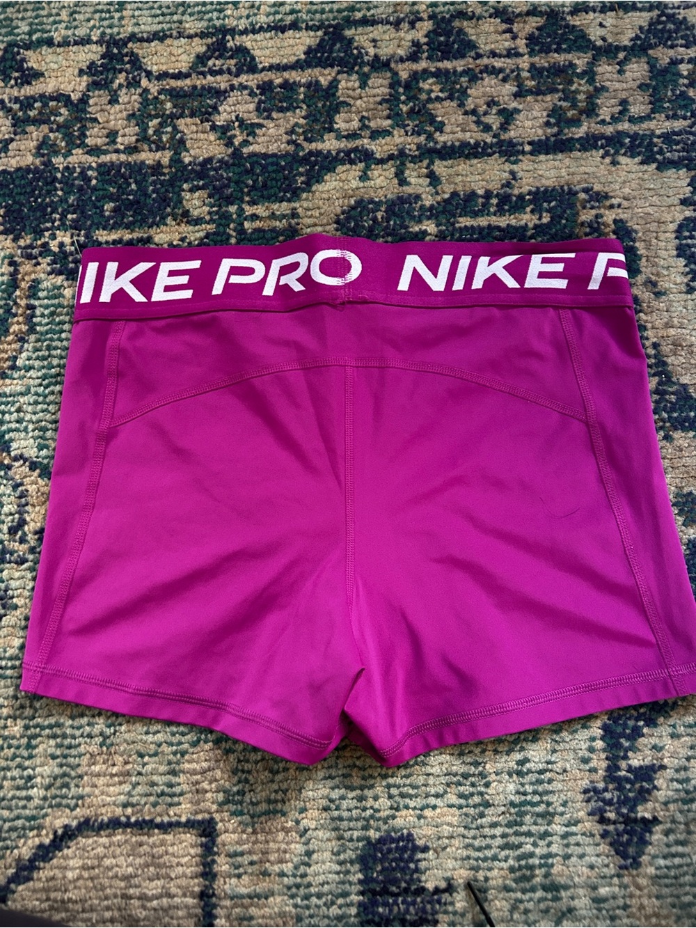 Nike Pro Dri-FIT Shorts Bundle Women’s Size L Black Pink Compression 2 Pair - Picture 6 of 11